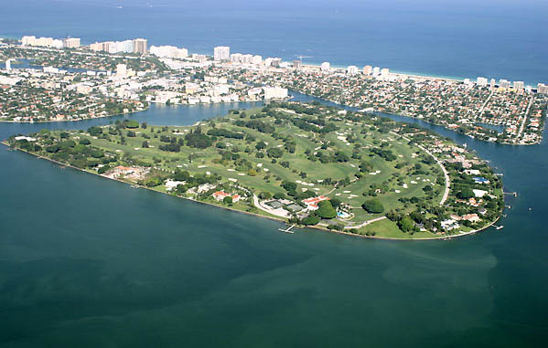 Indian Creek real estate Indian Creek Island Florida - arial view of Village 