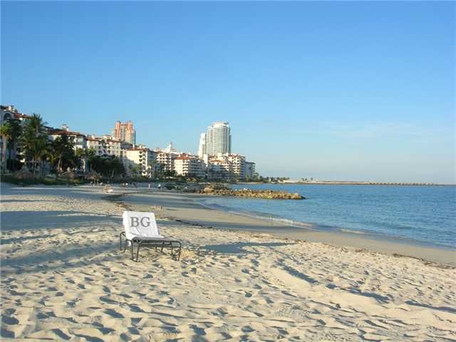 View of Beach on Fisher Island