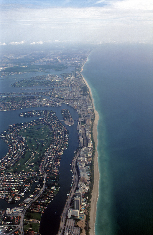 Miami Real Estate - arial view of Miami and Miami Beach