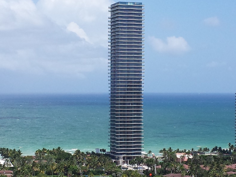 Regalia Miami Sunny Isles Beach Florida taken August 2013 building almost finished