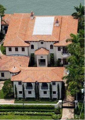 Ricky Martin's house in Miami Beach
