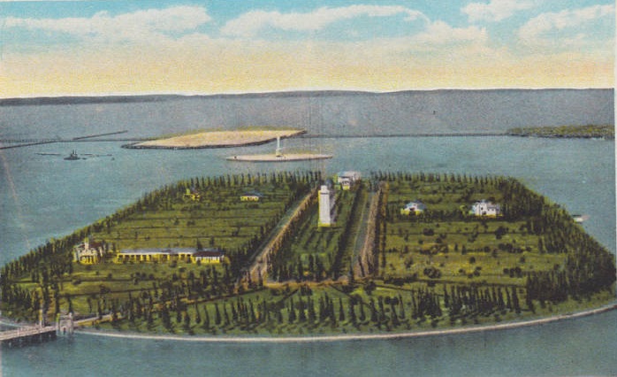 Star Island in 1925 - rare arial view