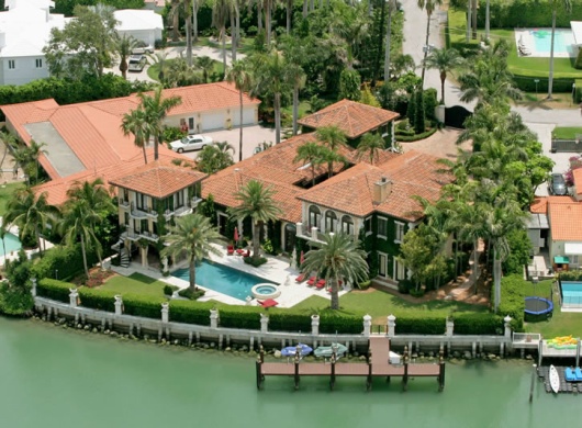 Anna Kournikova's house on Sunset Island